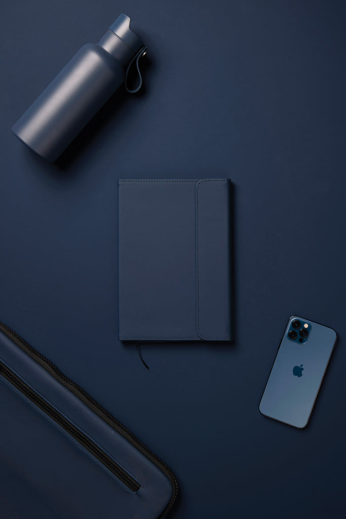 Load image into Gallery viewer, Baltimore GRS certified paper &amp; PU notebook - Custom Wood Designs
