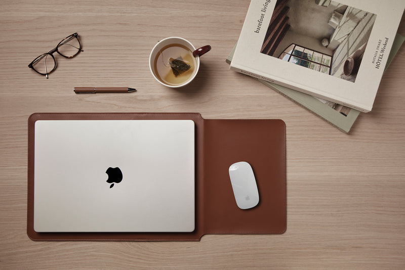 Load image into Gallery viewer, Tim PU RCS RPET 16" laptop sleeve - Custom Wood Designs
