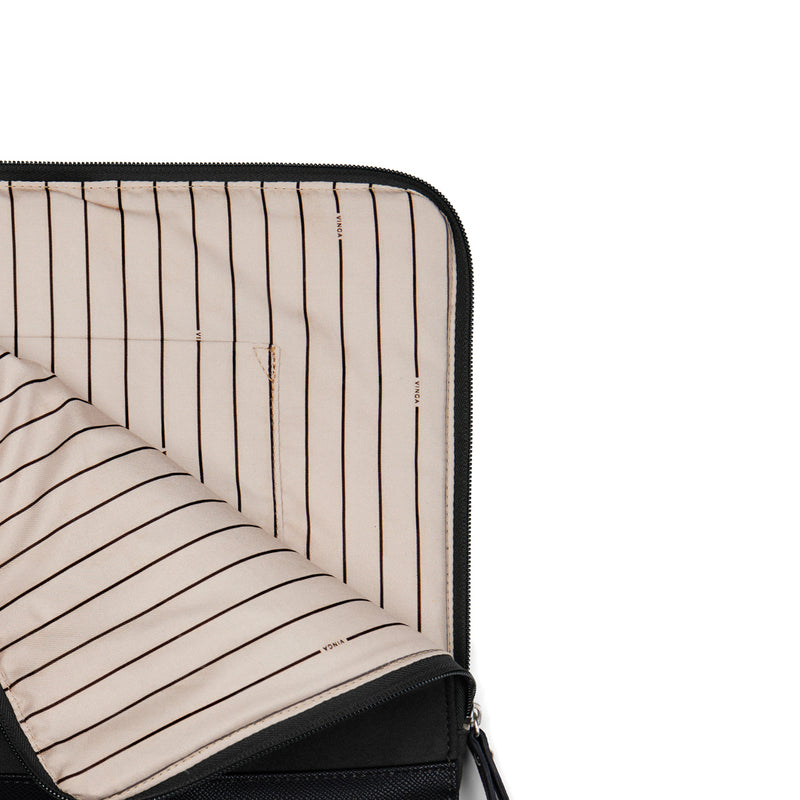 Load image into Gallery viewer, Marlo RCS recycled polyester 16" laptop sleeve - Custom Wood Designs
