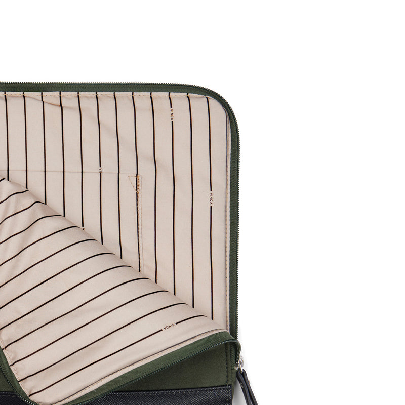 Load image into Gallery viewer, Marlo RCS recycled polyester 16" laptop sleeve - Custom Wood Designs
