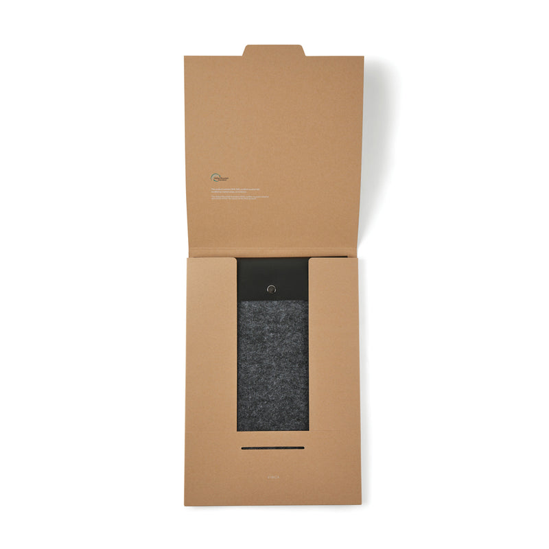 Load image into Gallery viewer, Albo GRS recycled felt 15" laptop sleeve - Custom Wood Designs
