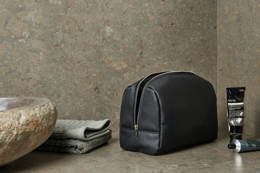 Bermon RCS recycled PU toiletry bag - Custom Wood Designs