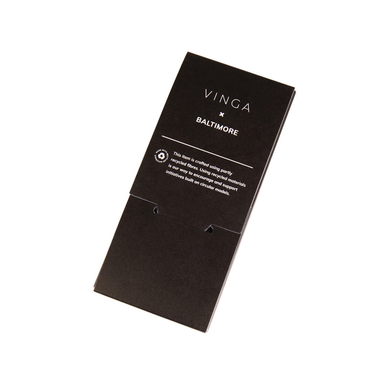 Load image into Gallery viewer, Baltimor RCS recycled polyester luggage tag - Custom Wood Designs
