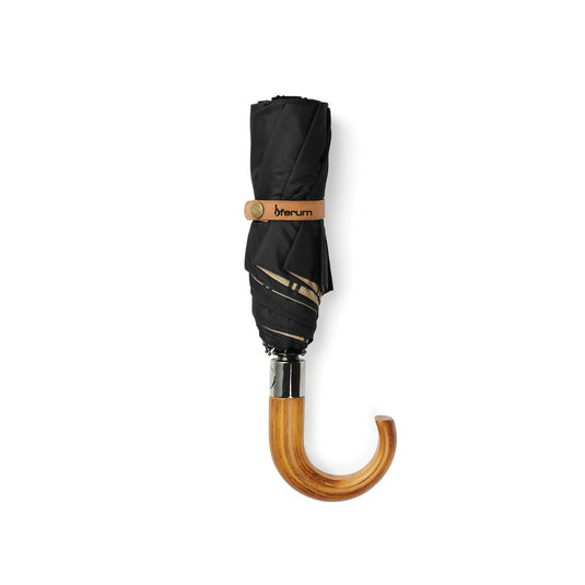 VINGA Bosler AWARE™ recycled pet 21" foldable umbrella - Custom Wood Designs