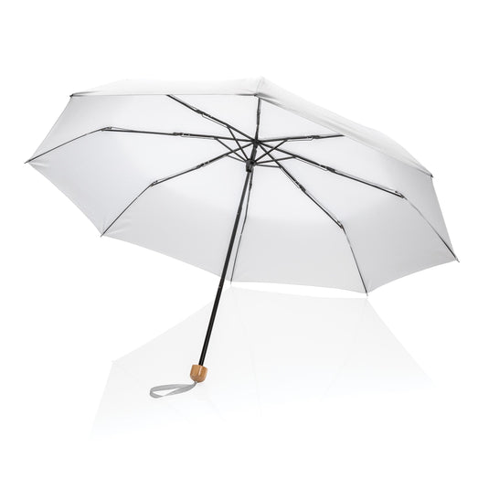 20.5" bamboo handle umbrella pack of 12 White Custom Wood Designs __label: Multibuy black-20-5-bamboo-handle-umbrella-pack-of-12-53613426573655