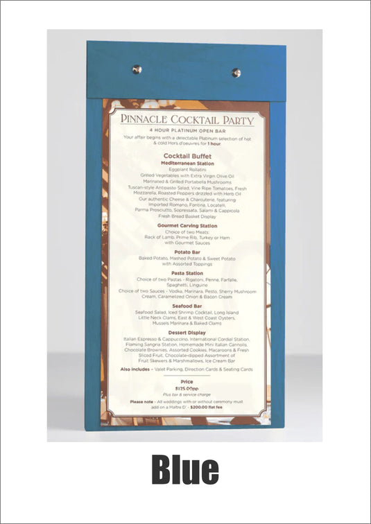 20 x Wooden Clipboard 15x30cm Blue Custom Wood Designs __label: Multibuy black-20-x-wooden-clipboard-15x30cm-53612712395095