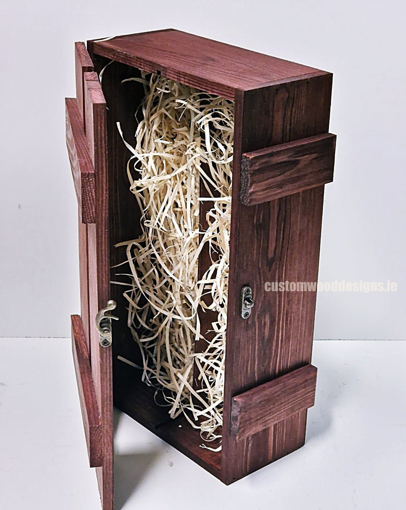 Load image into Gallery viewer, burgundy-wood-double-bottle-box

