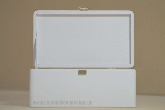 White Wood Box PHW1 21 X 12 X 9,5cm Box Painted White Custom Wood Designs bedroom deco box box with lid gift hamper box light room deco wood wooden box-painted-white-default-title-white-wood-box-phw1-21-x-12-x-9-5cm-49180130050391