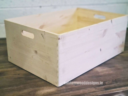MaxSeven - Pine Wood Box 60 X 40 X 23,5 cm OB7 Box with Handle pin bedroom deco box crate room deco wood wooden box-with-handle-default-title-maxseven-pine-wood-box-60-x-40-x-23-5-cm-ob7-53611842339159