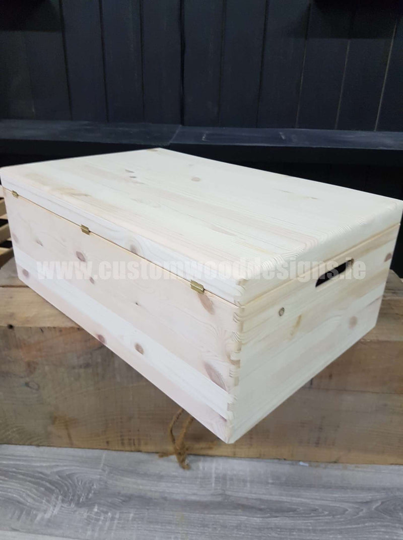 Load image into Gallery viewer, Pine Box MPB4 Box with Lid pin __label: Upload Logo bedroom deco big box big trunk big trunk wood box box with lid chest container crate gift large box open lid pine box room deco solid wood box storage box truk wood wooden box-with-lid-unbranded-pine-box-mpb4-49180146041175
