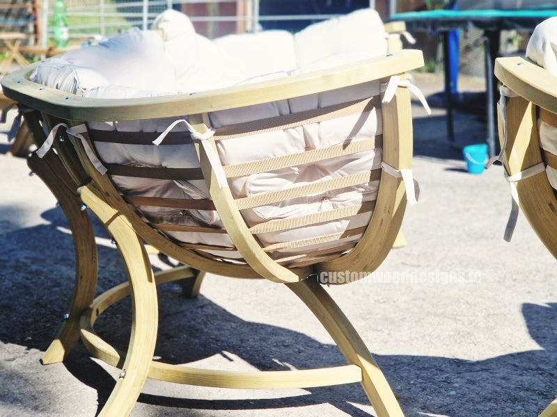 Load image into Gallery viewer, Siena Duo Sofa - Custom Wood Designs Siena Duo Sofa made from [material] –  [use_case] | Custom Wood Designs
