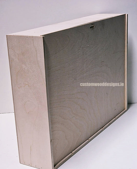 Sliding Lid 5 Bottle Box - Natural x 25 Corporate Gift Box with Wood Wool Custom Wood Designs box corporate gift hamper triple wine box wood wool corporate-gift-box-with-wood-wool-25-sliding-lid-5-bottle-box-natural-x-25-53613502988631
