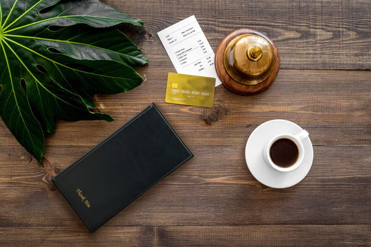 Black bill presenter pack of 10 Custom Wood Designs __label: Multibuy default-title-black-bill-presenter-pack-of-10-53613313327447