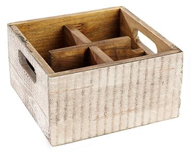 Brown/white Caddy pack of 25 Custom Wood Designs __label: Multibuy default-title-brown-white-caddy-pack-of-25-53612883476823