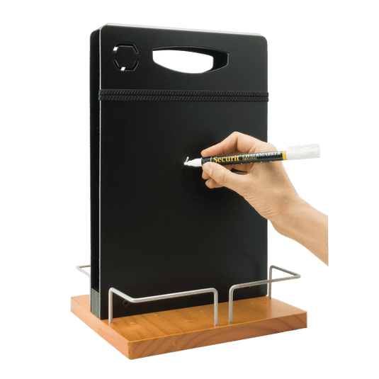 Chalkboard Table Caddy - Pack of 6 Custom Wood Designs __label: Multibuy default-title-chalkboard-table-caddy-pack-of-6-49180114878807