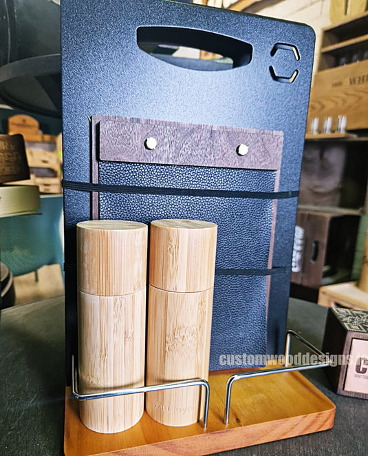 Chalkboard Table Caddy - Pack of 6 Custom Wood Designs __label: Multibuy default-title-chalkboard-table-caddy-pack-of-6-52298222272855