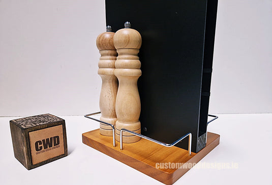 Chalkboard Table Caddy - Pack of 6 Custom Wood Designs __label: Multibuy default-title-chalkboard-table-caddy-pack-of-6-52298226073943