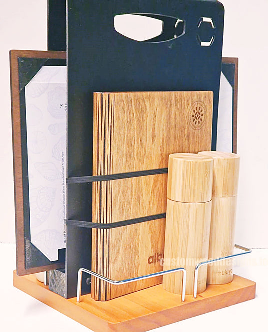 Chalkboard Table Caddy - Pack of 6 Custom Wood Designs __label: Multibuy default-title-chalkboard-table-caddy-pack-of-6-53612415910231