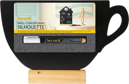 Cup Chalkboard with chalkmarker - Pack of 6 Custom Wood Designs __label: Multibuy default-title-cup-chalkboard-with-chalkmarker-pack-of-6-53612372164951