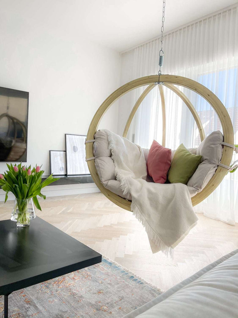 Load image into Gallery viewer, Globe Wood Hanging Chair Amazonas __label: NEW default-title-globe-wood-hanging-chair-53612454347095
