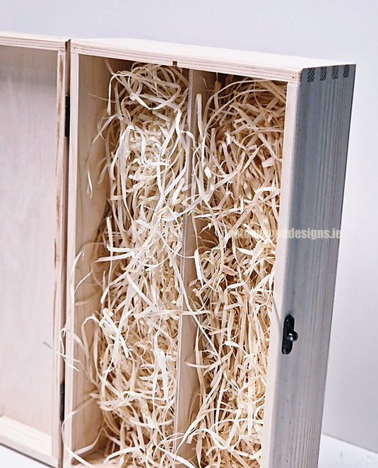 Hinged Lid 2 Bottle Box - Natural x25 Custom Wood Designs __label: Multibuy Bottle Box Bottle Boxes gift box Gift Boxes Single bottle box wooden Box default-title-hinged-lid-2-bottle-box-natural-x25-53613541949783