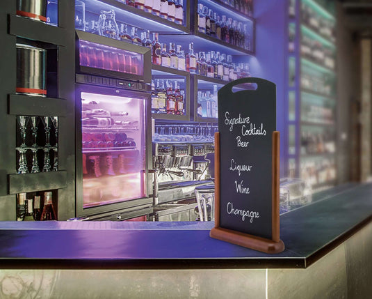 Large Tabletop Chalkboard Dark Brown - Pack of 5 Custom Wood Designs __label: Multibuy default-title-large-tabletop-chalkboard-dark-brown-pack-of-5-53612363612503