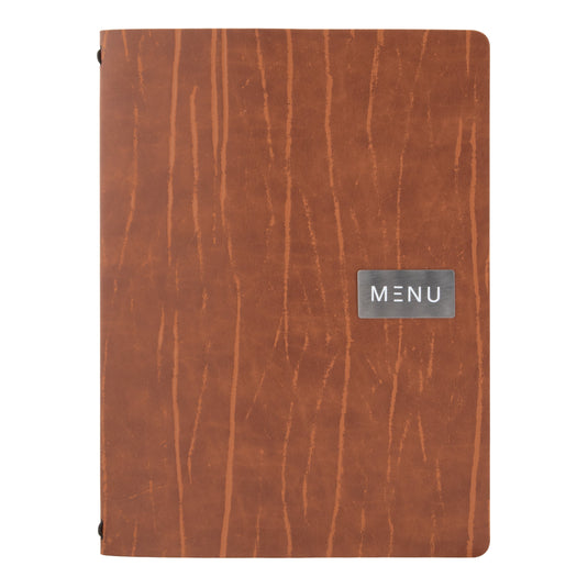 Leather menu A4 pack of 10 Custom Wood Designs __label: Multibuy default-title-leather-menu-a4-pack-of-10-53613229179223_e812ebf4-9b27-45e1-9d9c-755afa7ec185