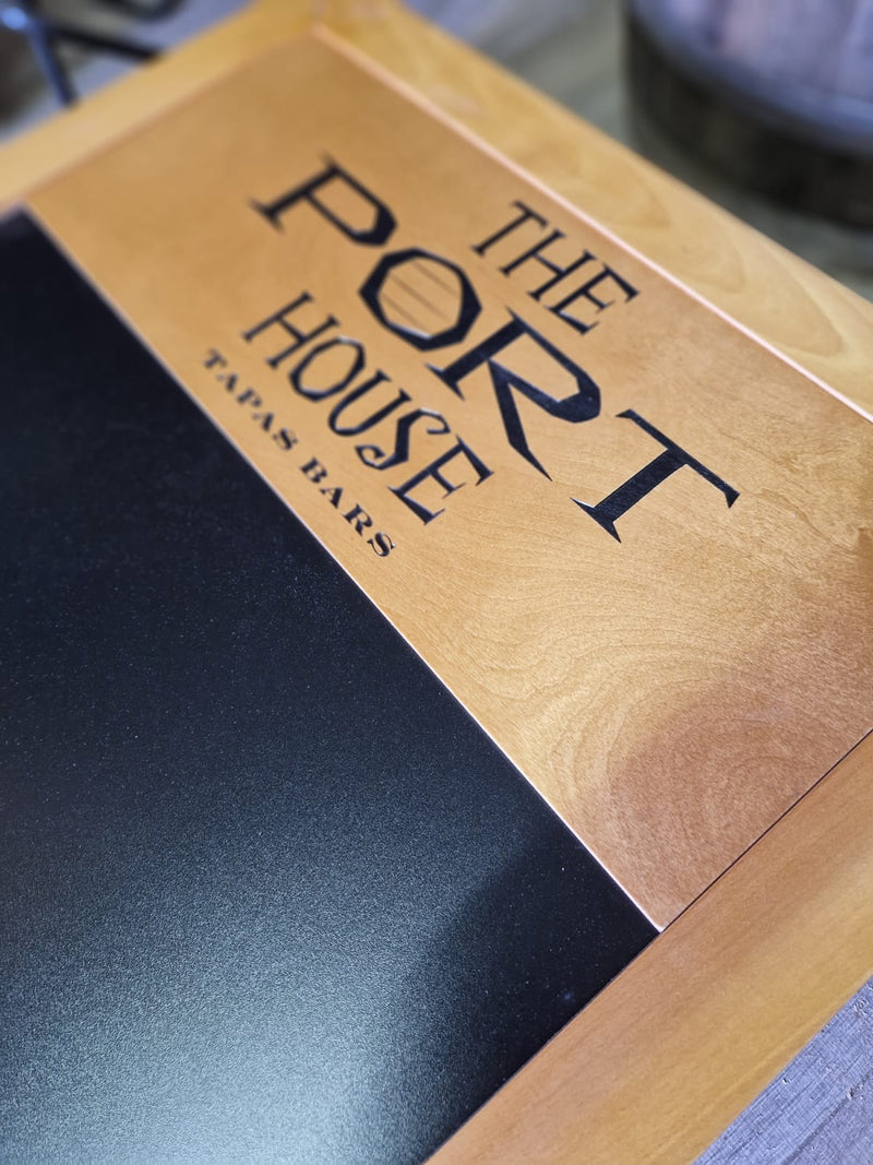 Load image into Gallery viewer, Sandwich Board Beech 85x55.5x48cm Custom Wood Designs chalkboard write on default-title-sandwich-board-beech-85x55-5x48cm-53612338118999
