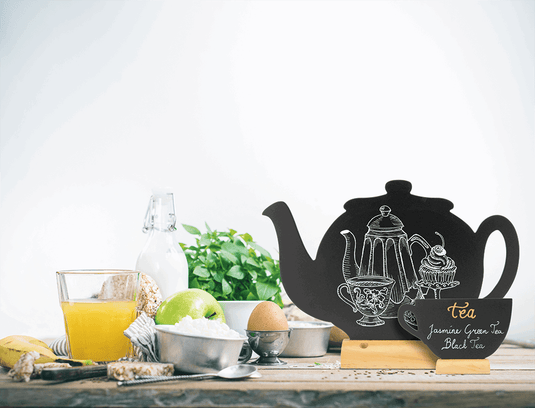 Teapot Chalkboard x 6 Custom Wood Designs __label: Multibuy default-title-teapot-chalkboard-x-6-53612373213527