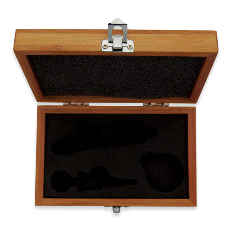 Load image into Gallery viewer, Wine Set with bamboo box pack of 25 Custom Wood Designs __label: Multibuy default-title-wine-set-with-bamboo-box-pack-of-25-56107586060631
