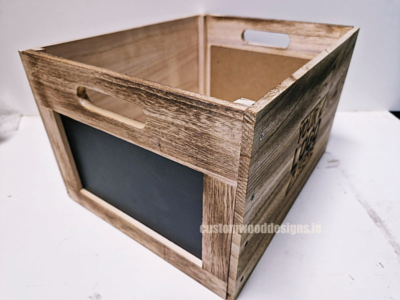 Load image into Gallery viewer, Wooden crate with chalkboard pack of 10 Securit __label: Multibuy default-title-wooden-crate-with-chalkboard-pack-of-10-53613134250327
