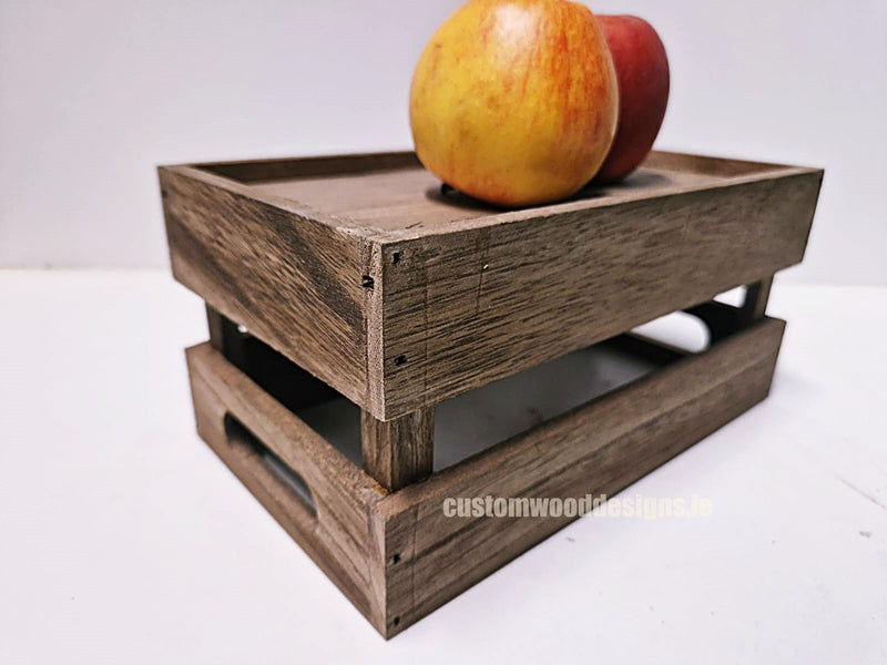 Load image into Gallery viewer, Wooden vintage table caddy pack of 10 Securit __label: Multibuy default-title-wooden-vintage-table-caddy-pack-of-10-52248537235799
