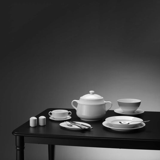 Pure stackable espresso cup saucer, 120mm-Saucer for stacked espresso cup