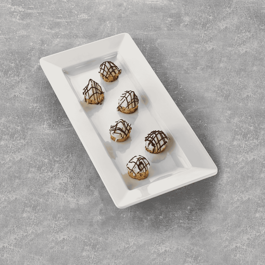 1/2 GN tray, melamine, white-Melamine GN tray