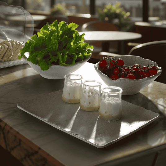 Polaris Platter grey granite GN 1/2 265x325mm-Platter