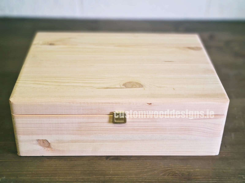 Load image into Gallery viewer, Pine Box MPB2 Custom Wood Designs one-plain-box-pine-box-mpb2-53612224217431
