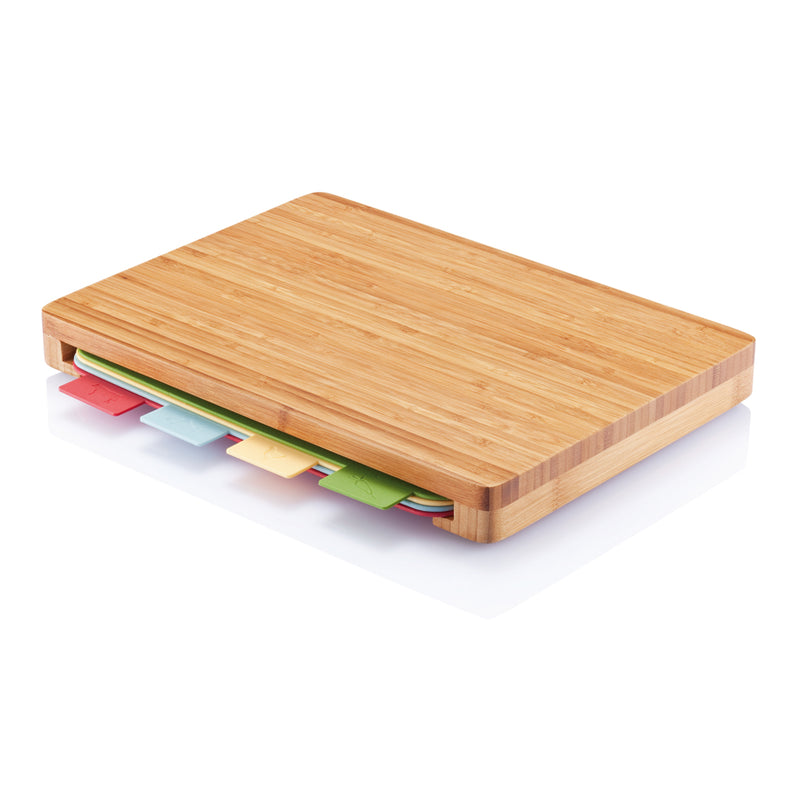 Load image into Gallery viewer, Cutting board with 4pcs hygienic boards - Custom Wood Designs
