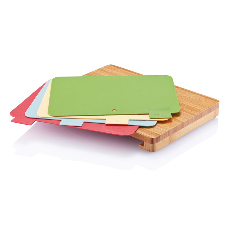 Load image into Gallery viewer, Cutting board with 4pcs hygienic boards - Custom Wood Designs
