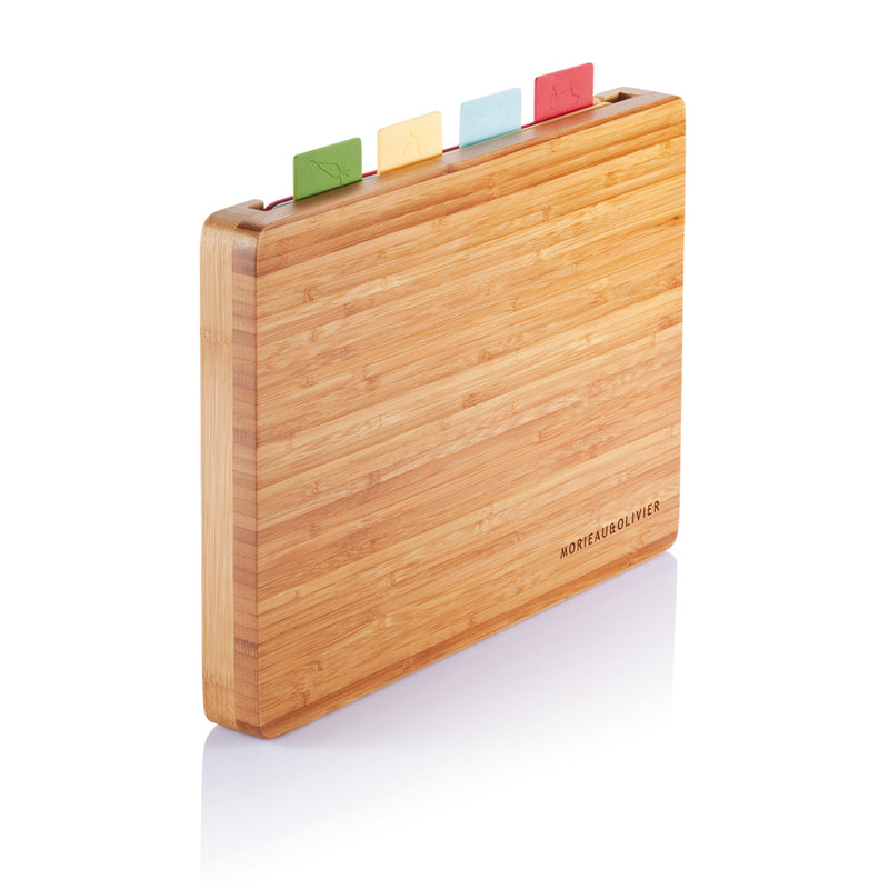 Load image into Gallery viewer, Cutting board with 4pcs hygienic boards - Custom Wood Designs
