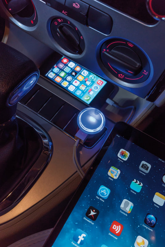 Powerful dual port car charger - Custom Wood Designs