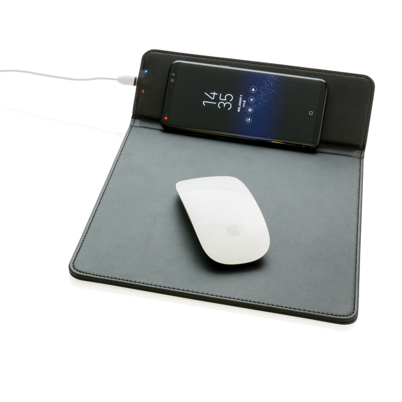 Load image into Gallery viewer, Mousepad with 5W wireless charging - Custom Wood Designs
