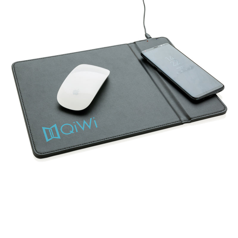 Load image into Gallery viewer, Mousepad with 5W wireless charging - Custom Wood Designs
