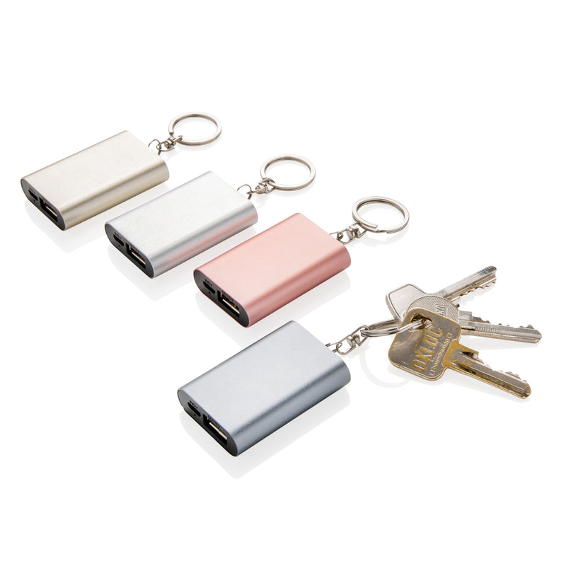 Load image into Gallery viewer, 1.000 mAh keychain powerbank - Custom Wood Designs
