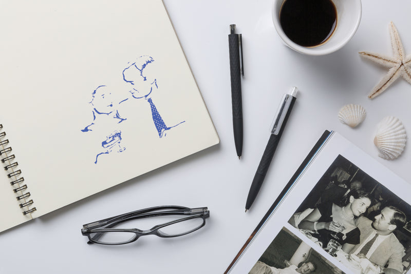 Load image into Gallery viewer, X3 black smooth touch pen - Custom Wood Designs
