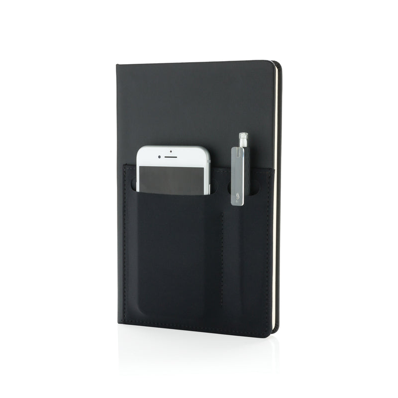 Load image into Gallery viewer, A5 Deluxe notebook with smart pockets - Custom Wood Designs
