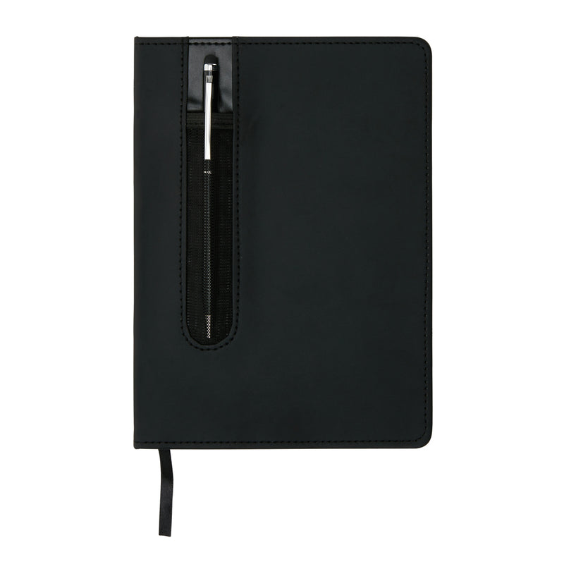 Load image into Gallery viewer, Standard hardcover PU A5 notebook with stylus pen - Custom Wood Designs
