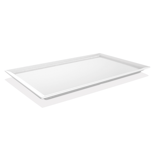 1/2 GN tray, melamine, white-Melamine GN tray