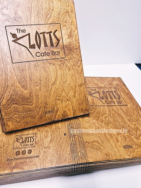 20 x Wood Menu 20x40cm Custom Wood Designs __label: Multibuy red-20-x-wood-menu-20x40cm-53612707938647