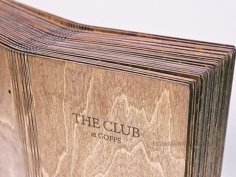 Load image into Gallery viewer, A5 Wood Menus 15x21cm Custom Wood Designs __label: Multibuy red-wine-a5-wood-menus-15x21cm-53612690374999
