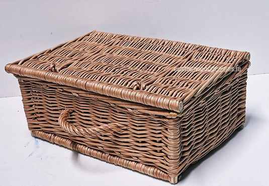 10 x Wicker Hamper Basket 40 X 28 X 17cm Wicker Hamper Basket Custom Wood Designs Gifting basket hamper basket Retail display basket wicker basket wicker-hamper-basket-with-black-fabiric-interior-10-x-wicker-hamper-basket-40-x-28-x-17cm-52971842863447